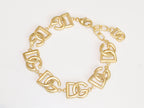 D and G Alphabet Motif Bracelet