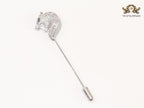 Platinum panther brooch