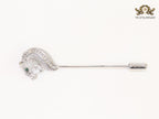 Platinum panther brooch