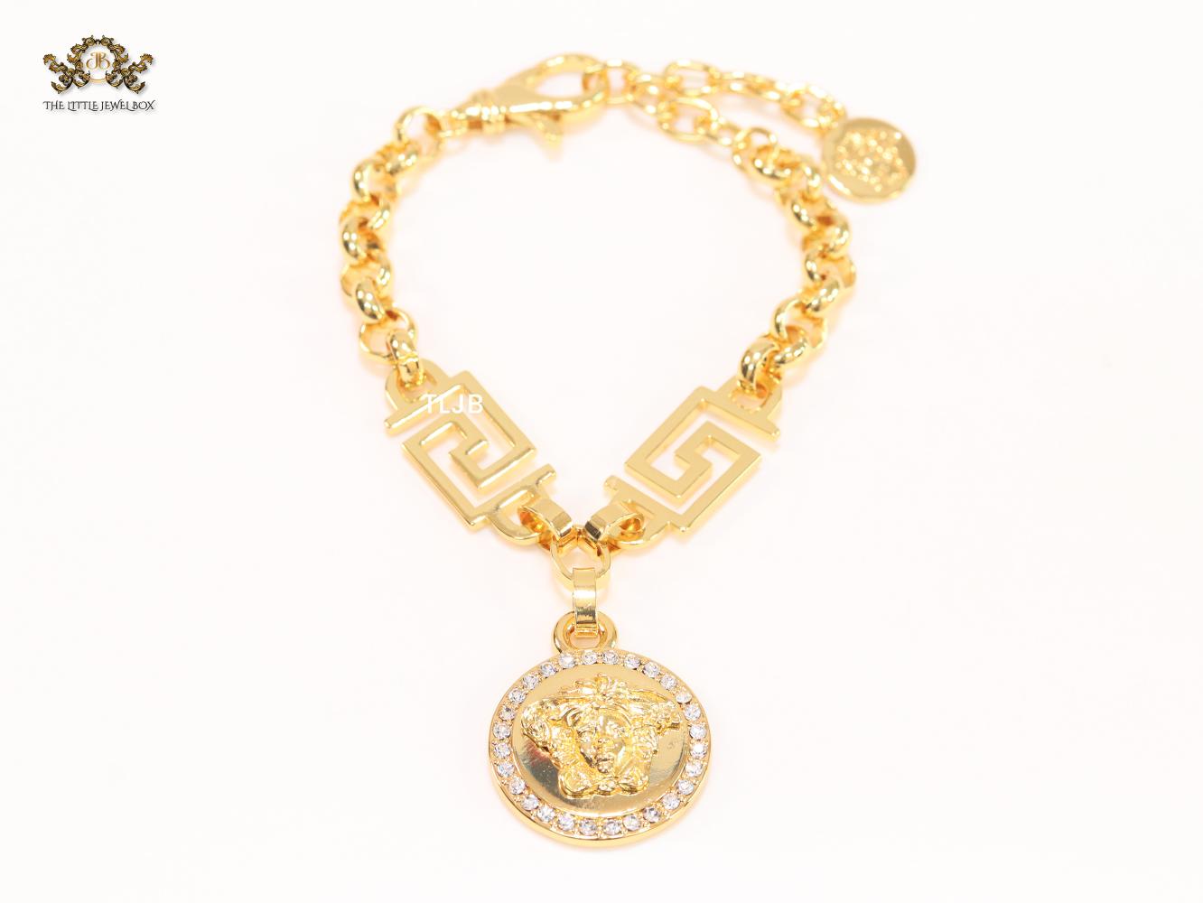 Medusa charm bracelet