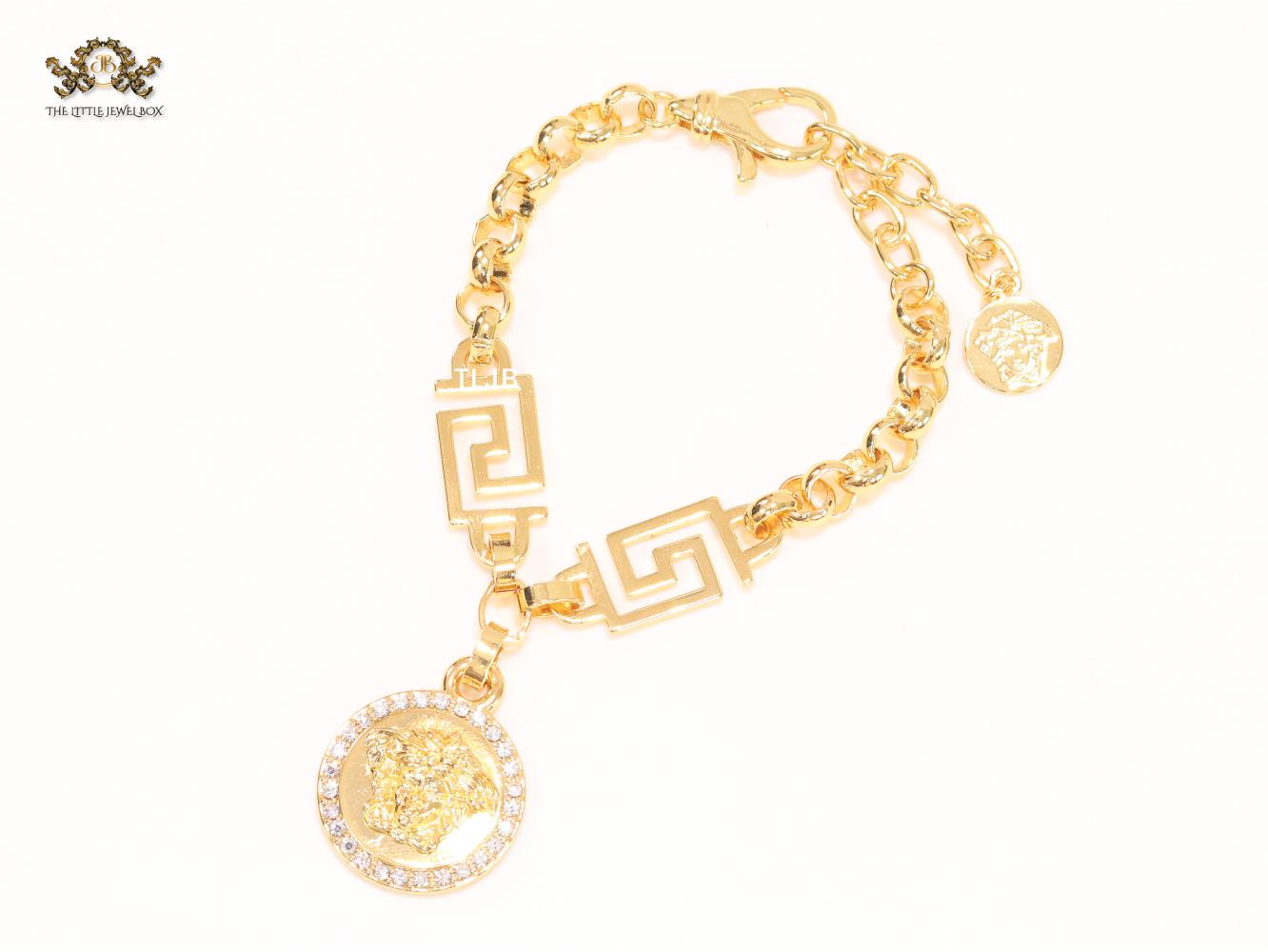 Medusa charm bracelet