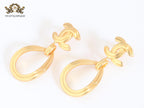 Double C gold danglers