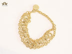 Chunky gold bracelet