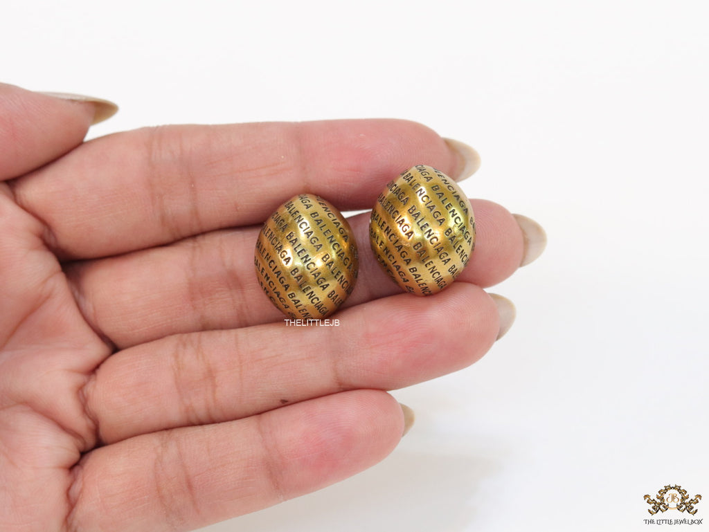 Rustic Gold alphabet embossed studs