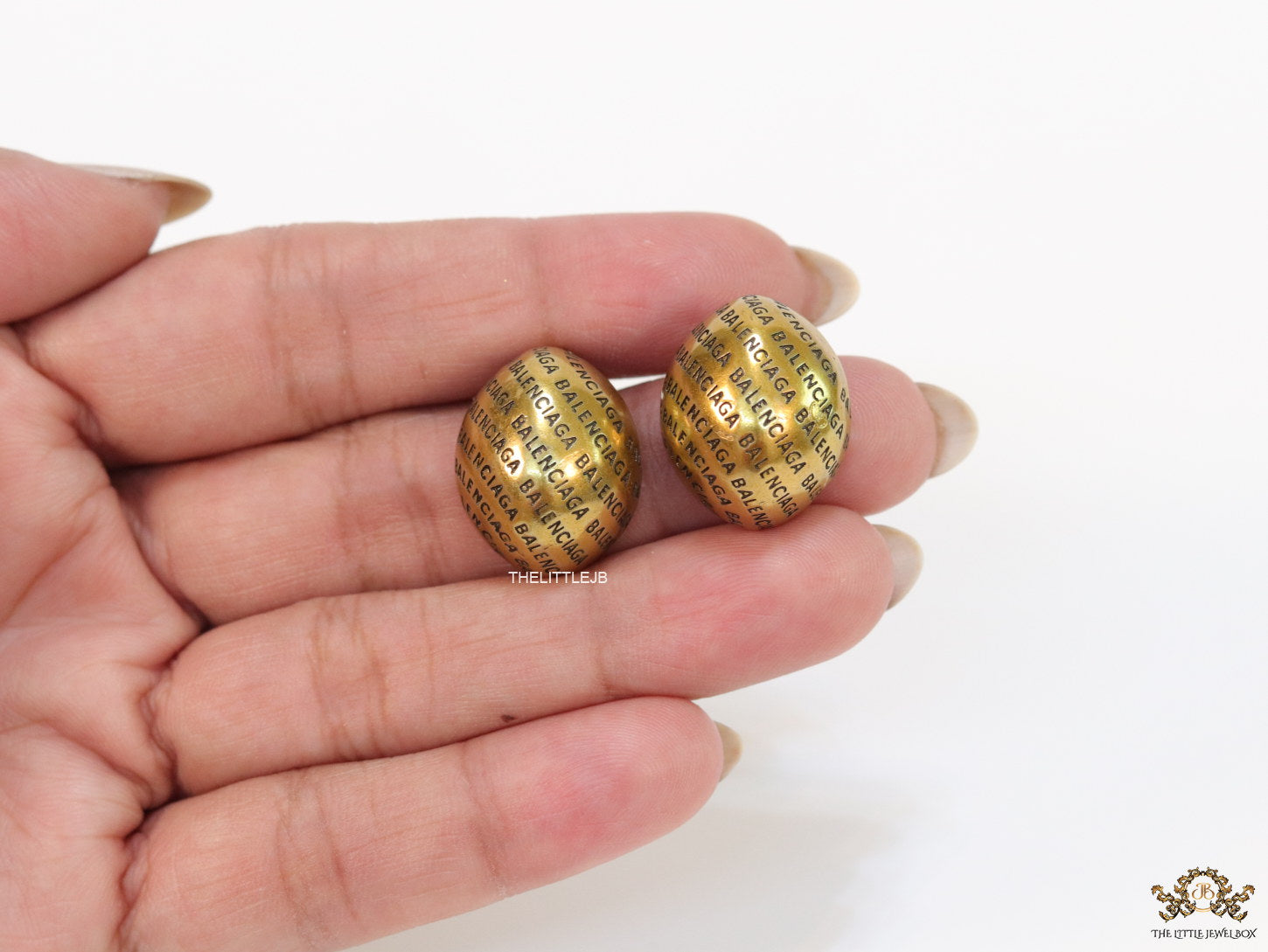 Rustic Gold alphabet embossed studs