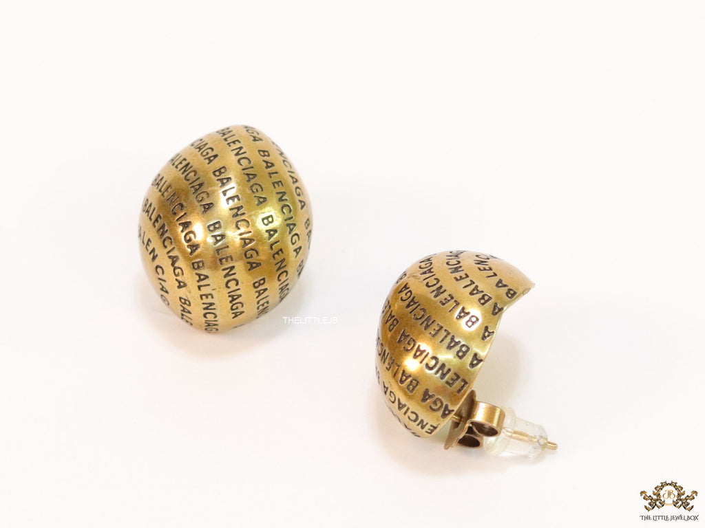 Rustic Gold alphabet embossed studs