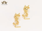 Alphabet Y & L studs glossy 25 mm length (small)
