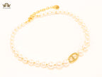 Alphabet CD pearl necklace