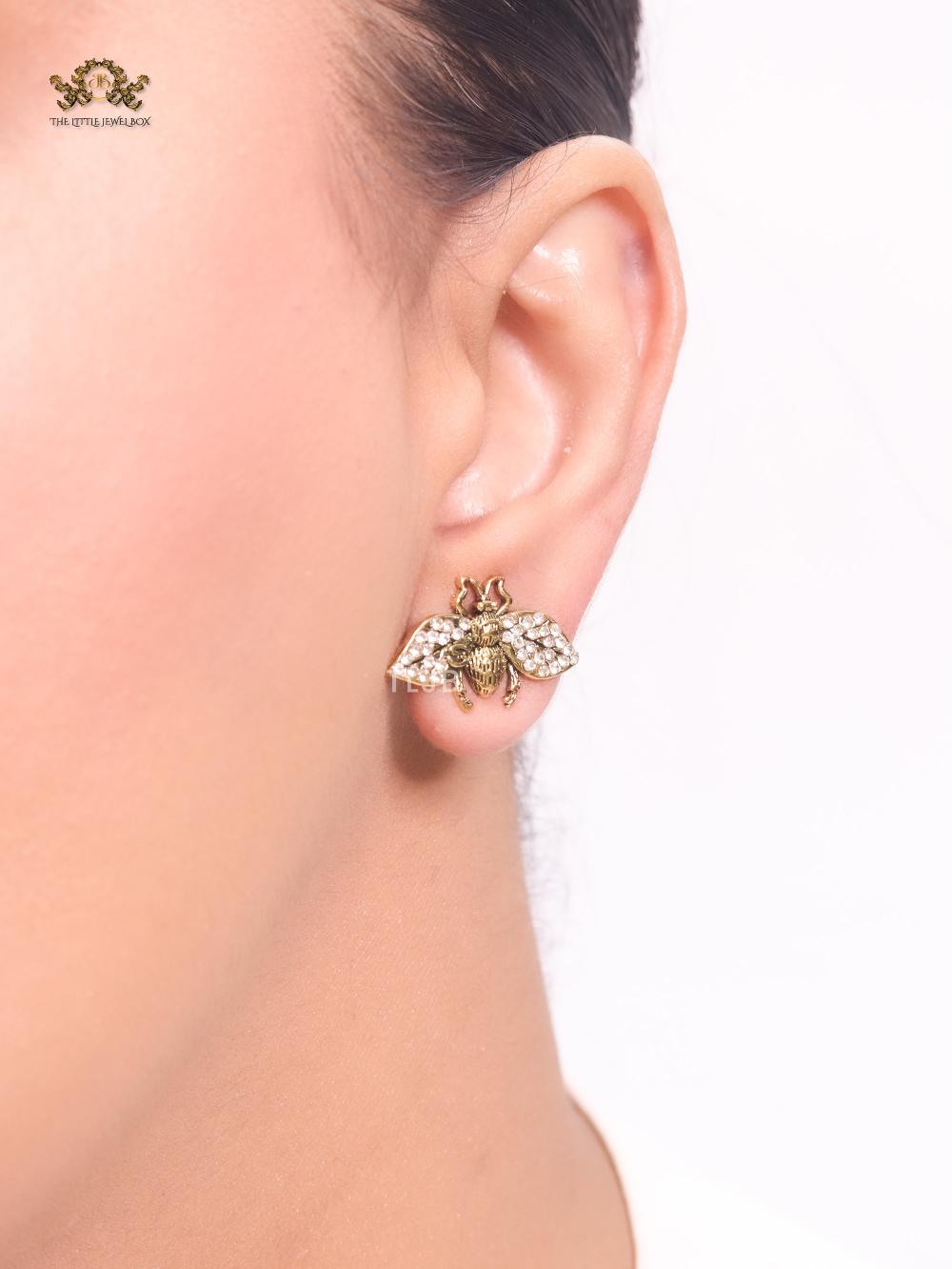 Double G TLJBee and cz studs