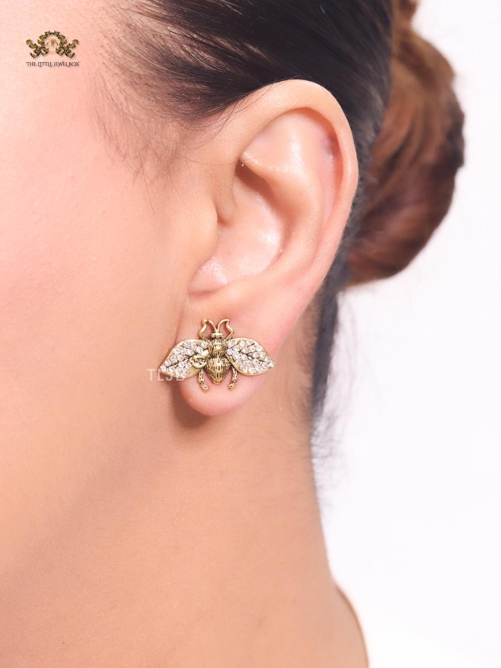 Double G TLJBee and cz studs