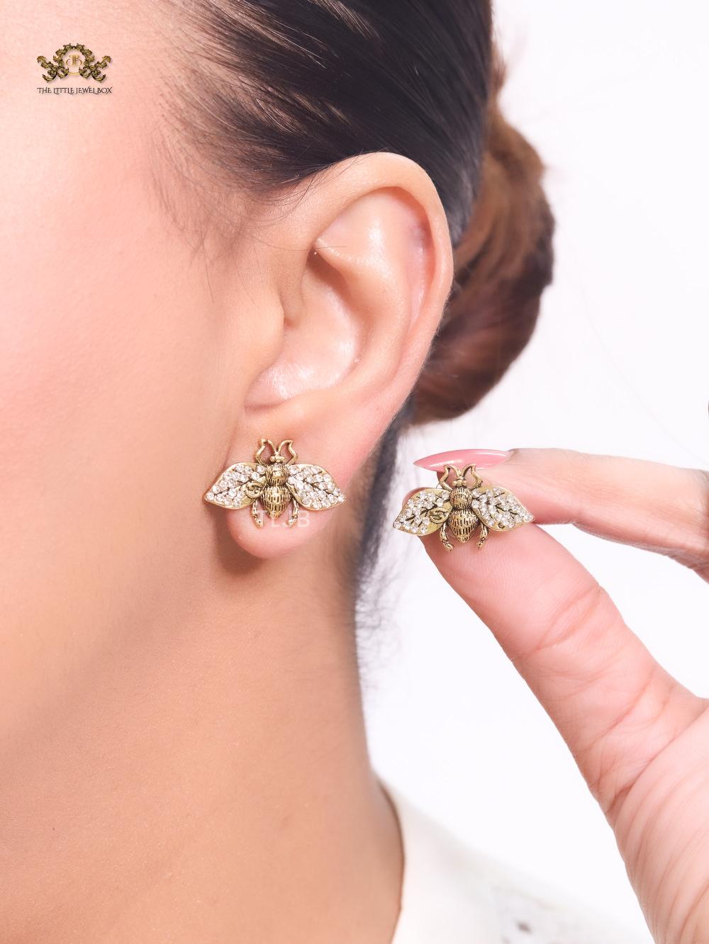 Double G TLJBee and cz studs