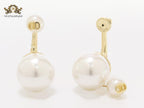 Alphabet CD pearl bombers with letters