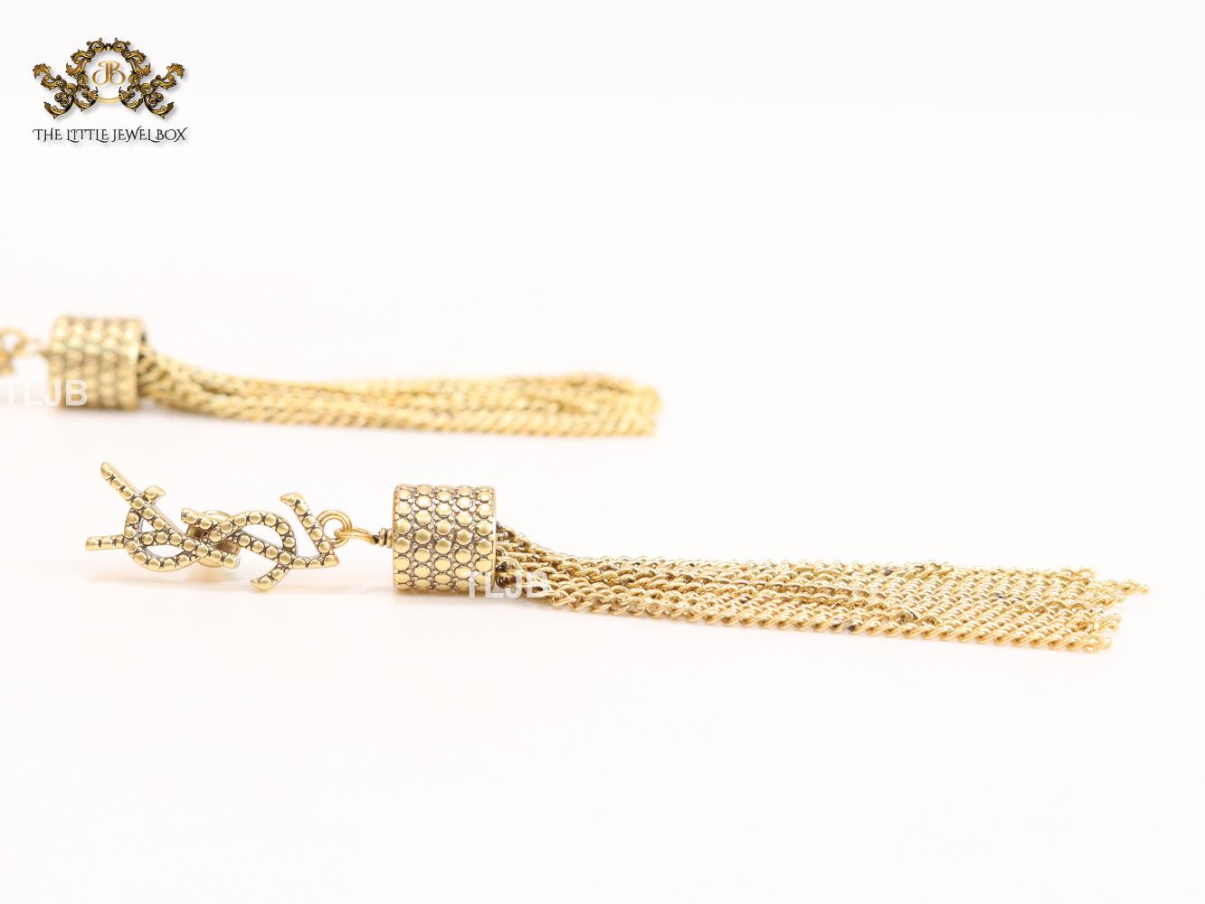 Alphabet Y & L tassel danglers