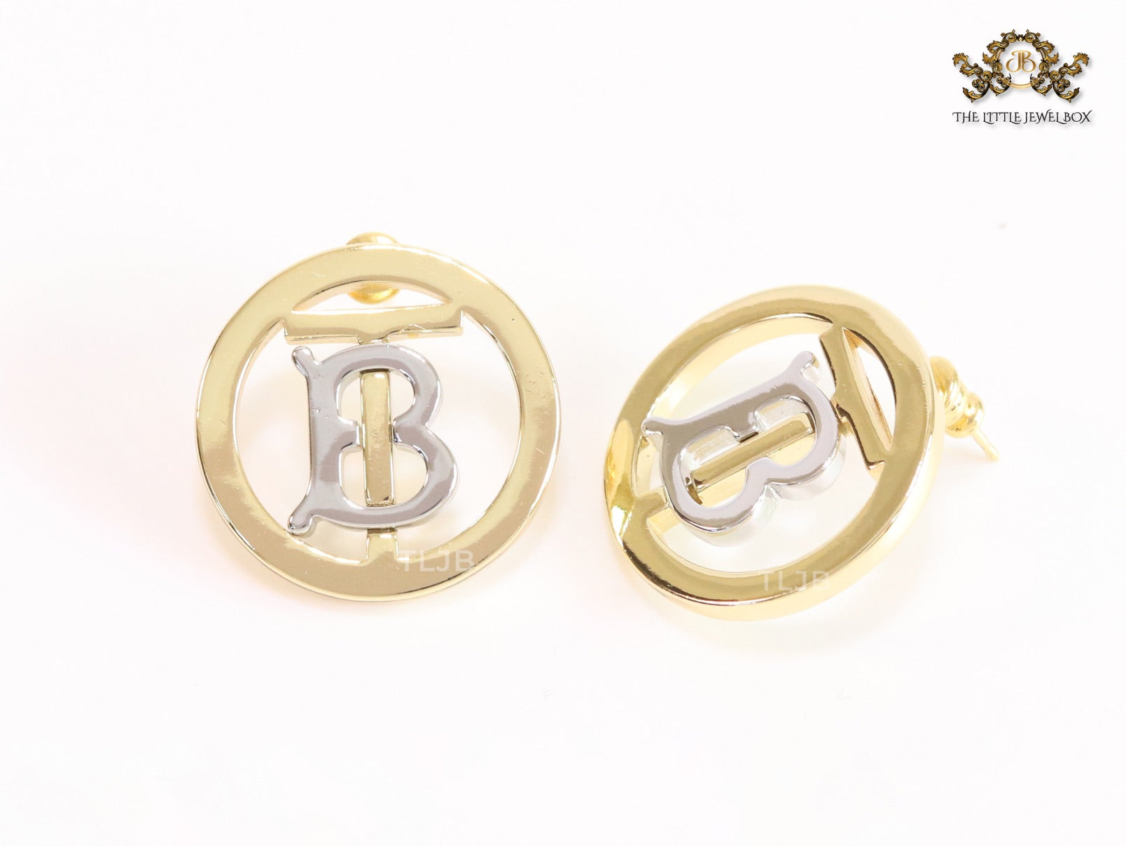 Alphabet T&B gold and platinum finish