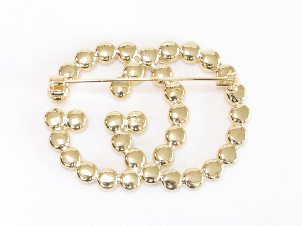 Large Double G colorful brooch