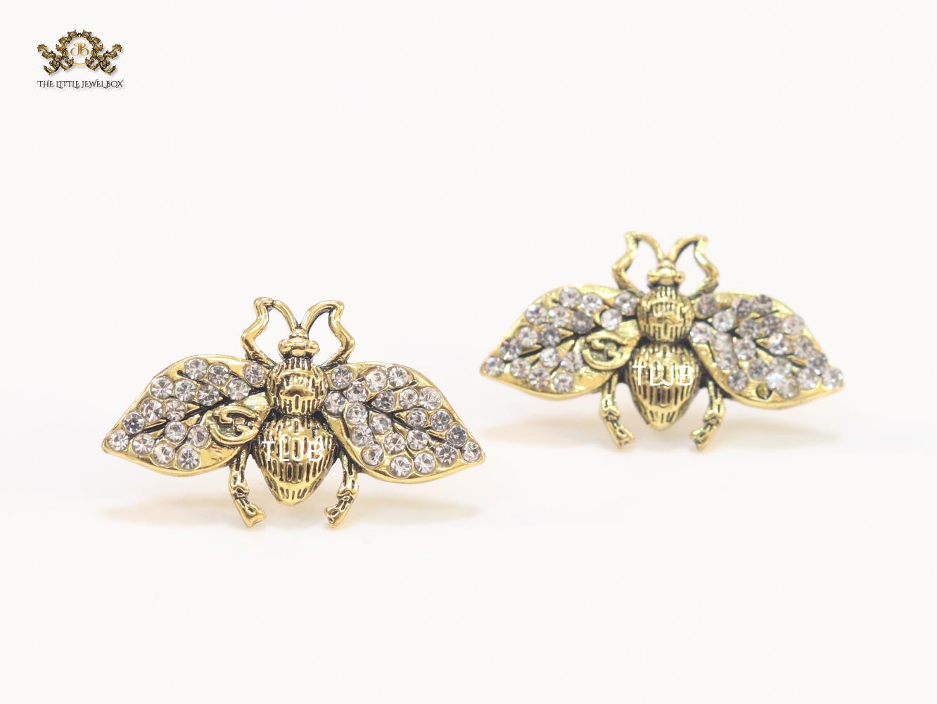 Double G TLJBee and cz studs