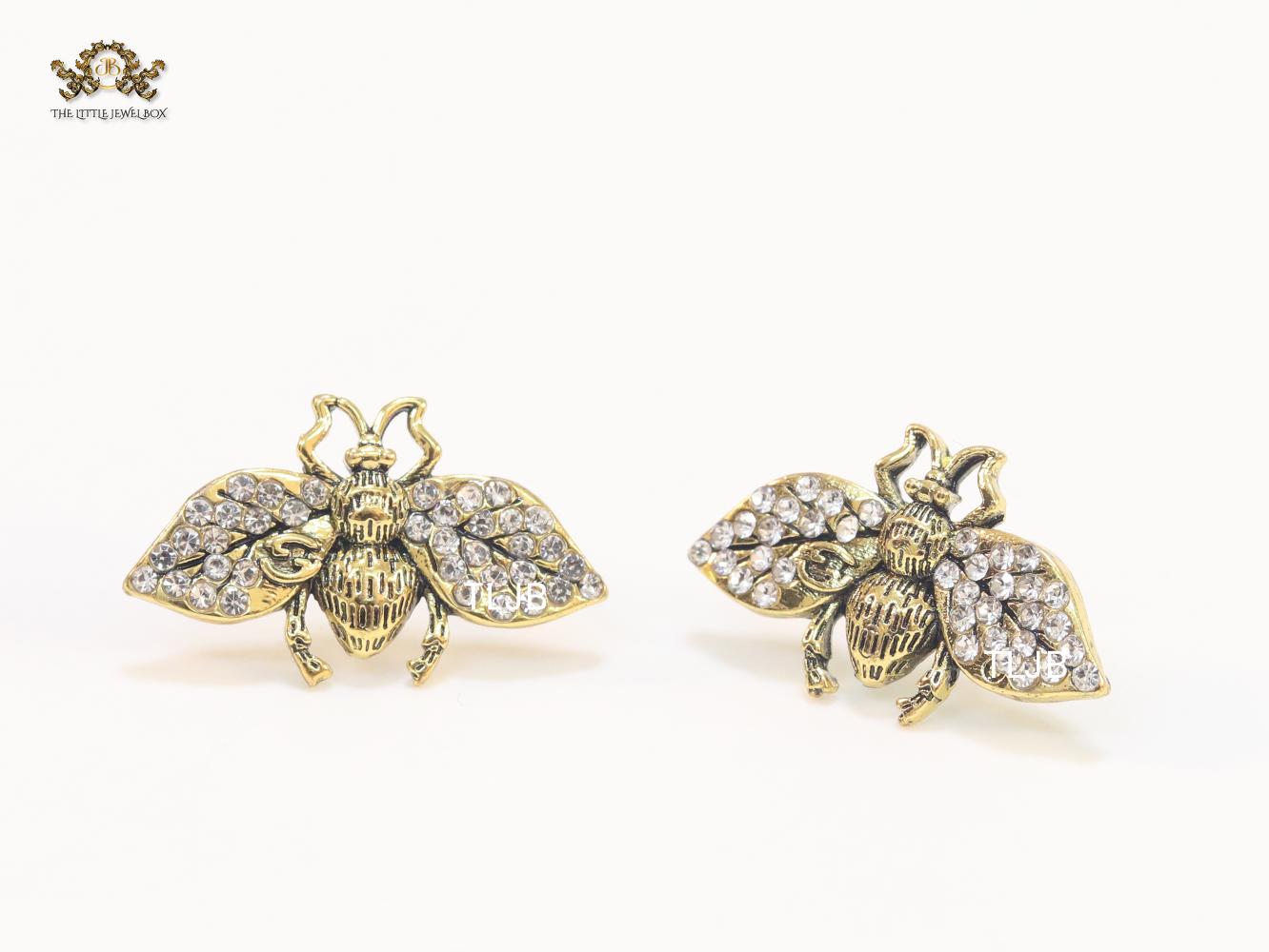 Double G TLJBee and cz studs