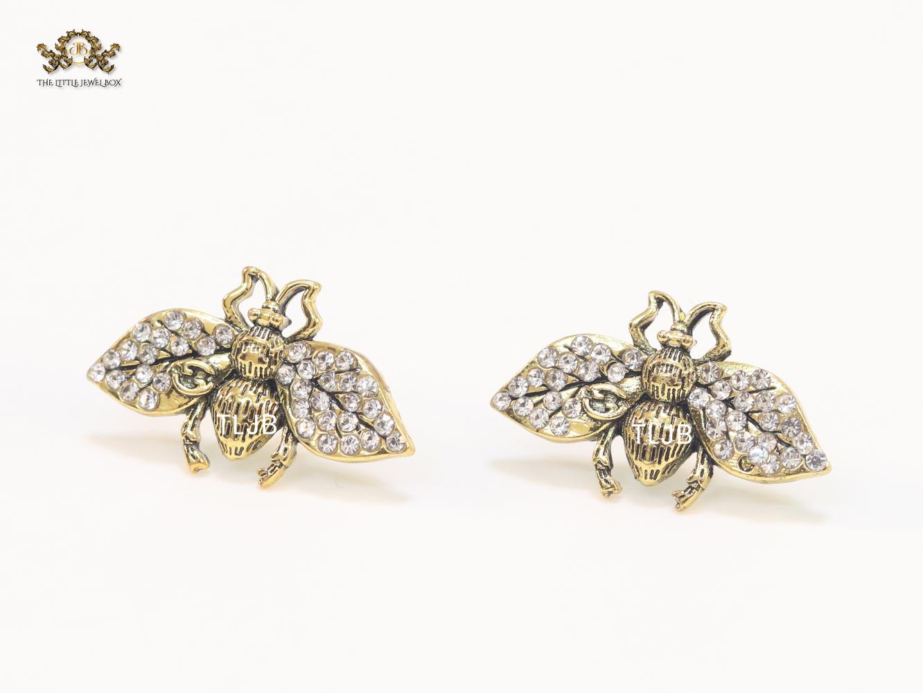 Double G TLJBee and cz studs