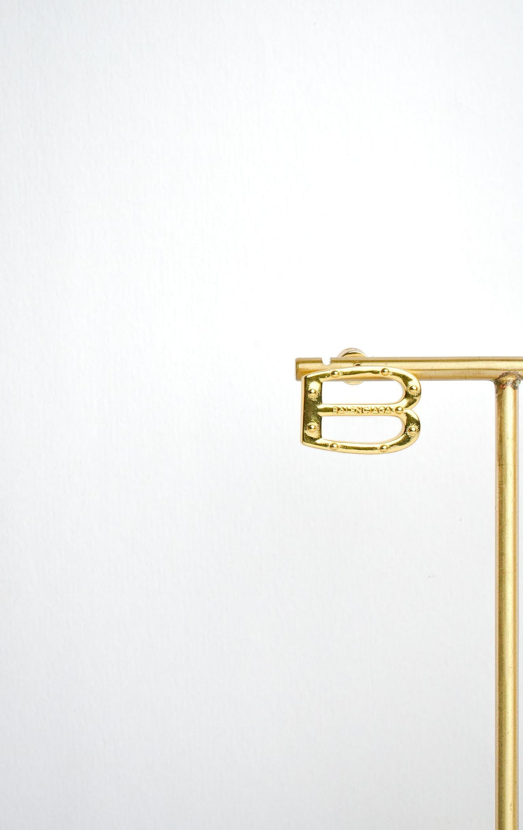 Alphabet BLCG Studs in Gold | Minimalist Designer Earrings