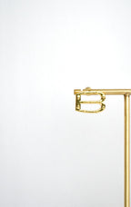 Alphabet BLCG Studs in Gold | Minimalist Designer Earrings