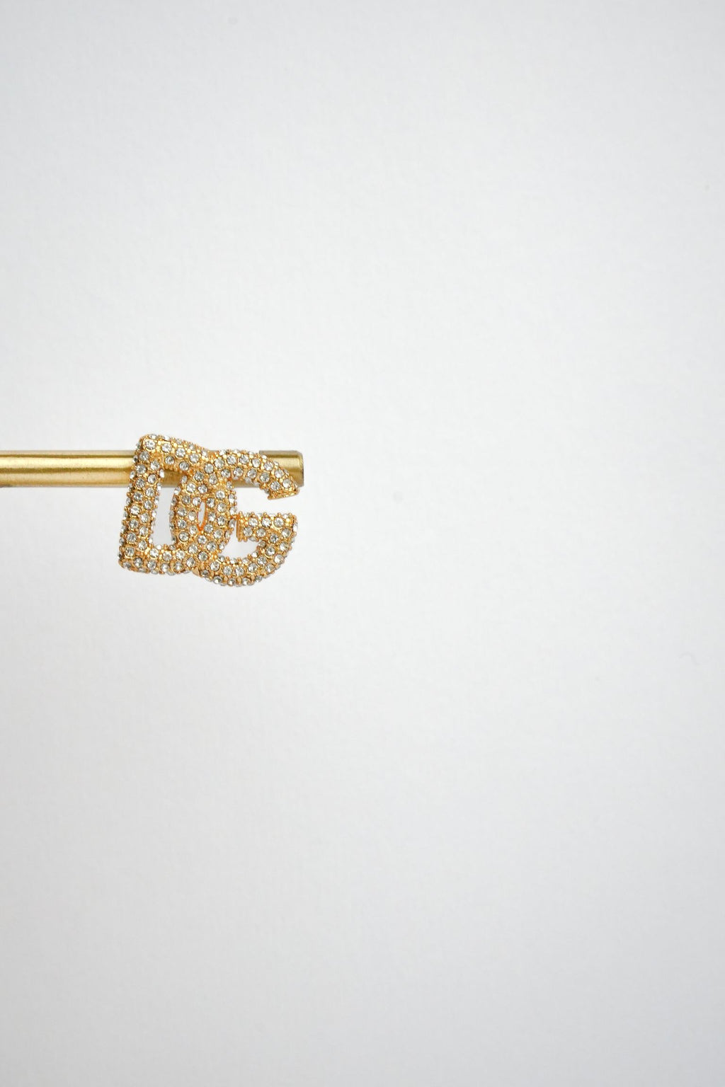 Alphabet DG CZ Studs in Gold Plating | Sparkly Fashion Earrings