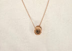 Rose gold Plated BVL Pendant Chain Necklace