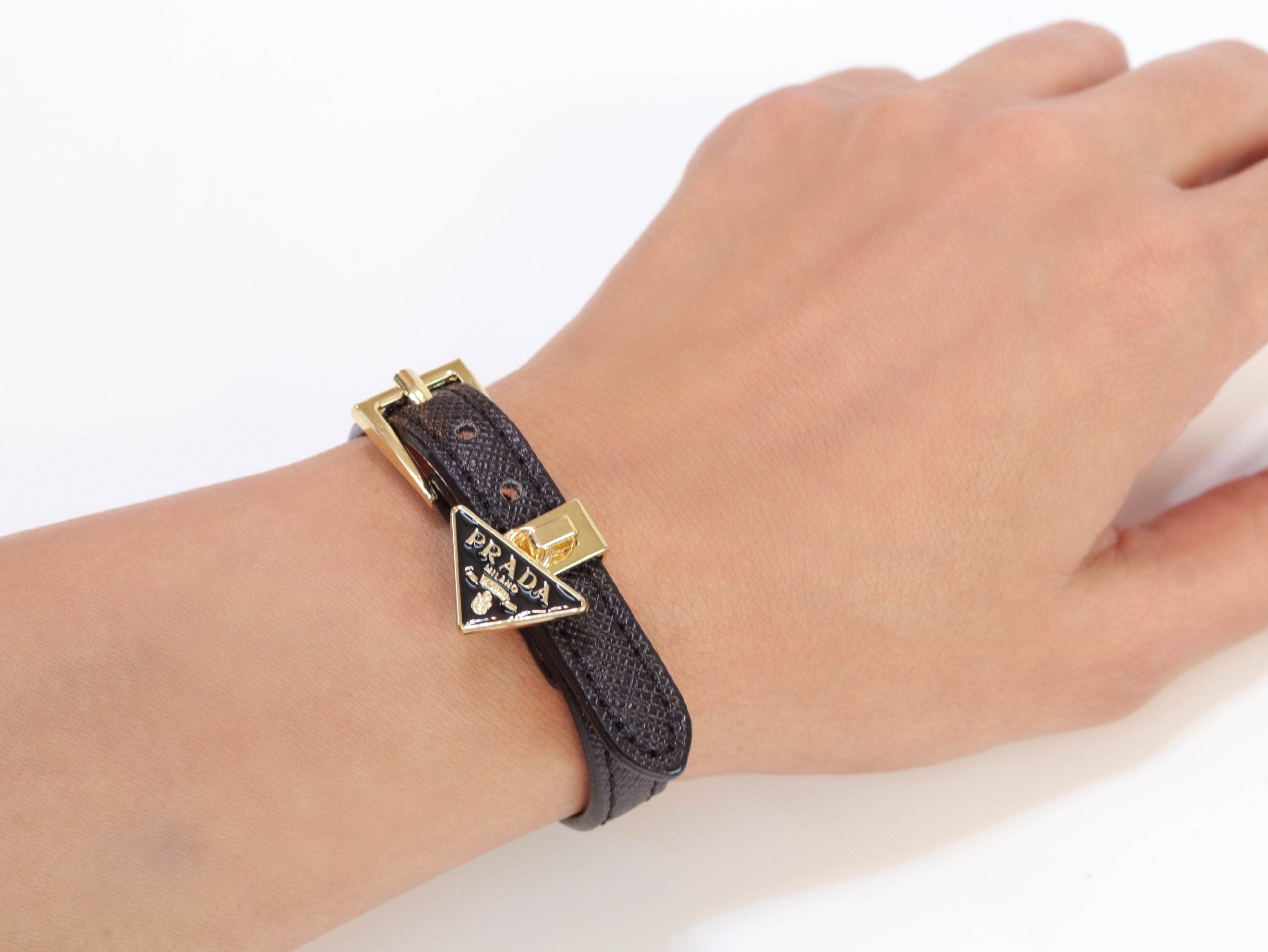 Black belted bracelet
