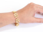 D and G Alphabet Motif Bracelet