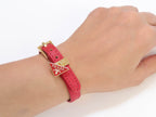 Red belted bracelet