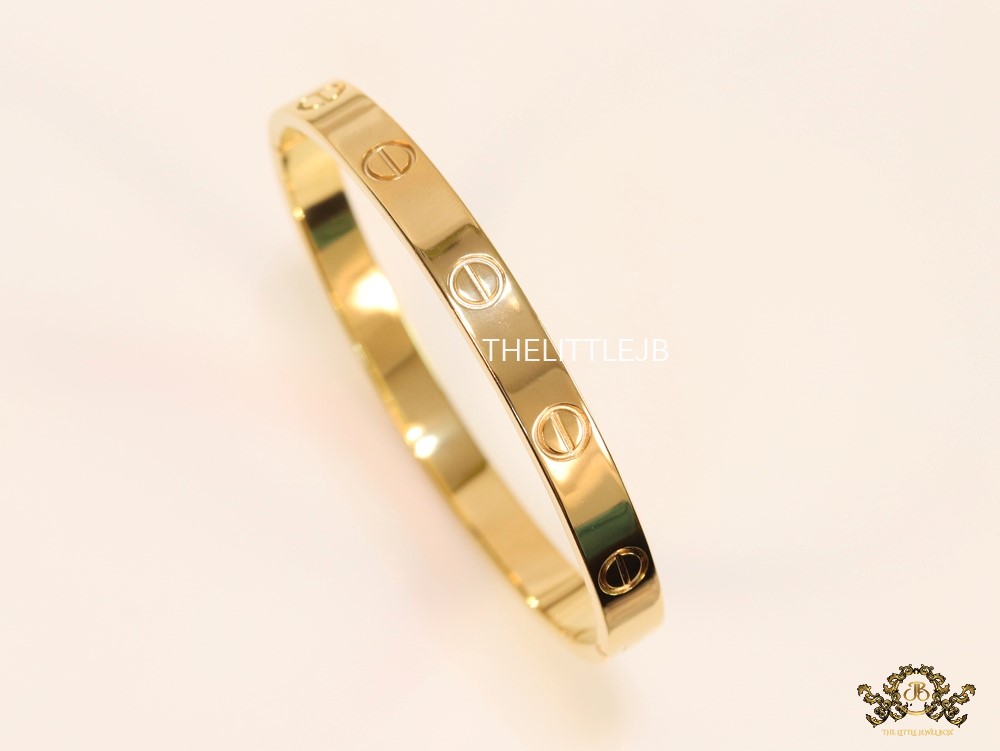 Men's gold all screws oval shaped openable bracelets