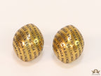 Rustic Gold alphabet embossed studs