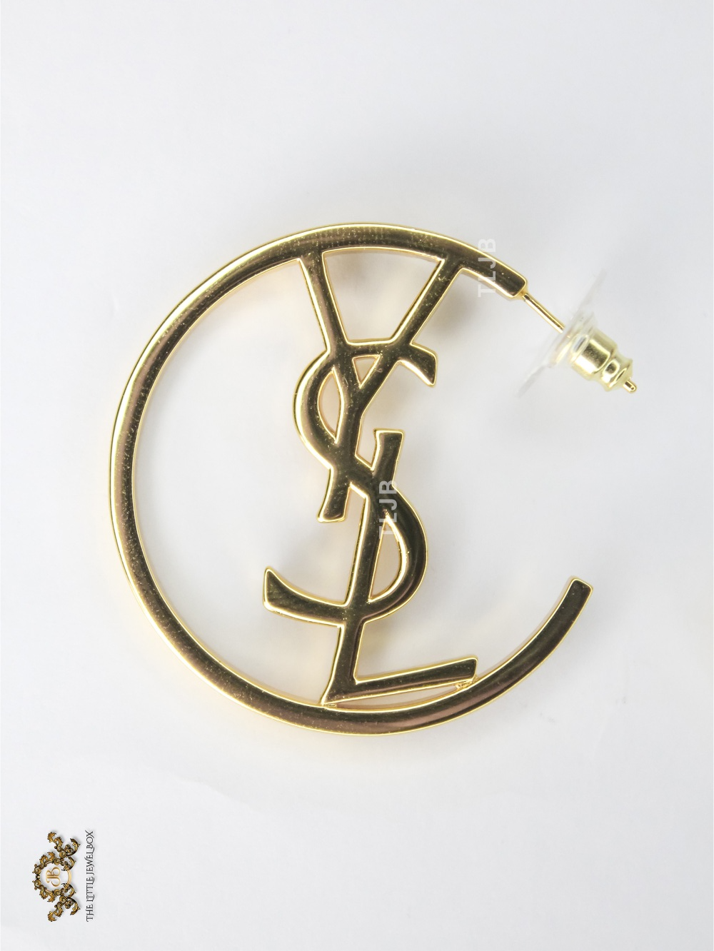 Alphabet Y&S&L Gold Hoops 40 mm