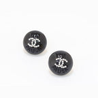 Double C black studs