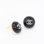 Double C black studs