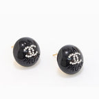 Double C black studs
