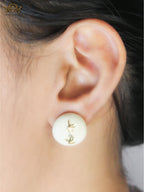 Alphabet Y&S&L White Studs