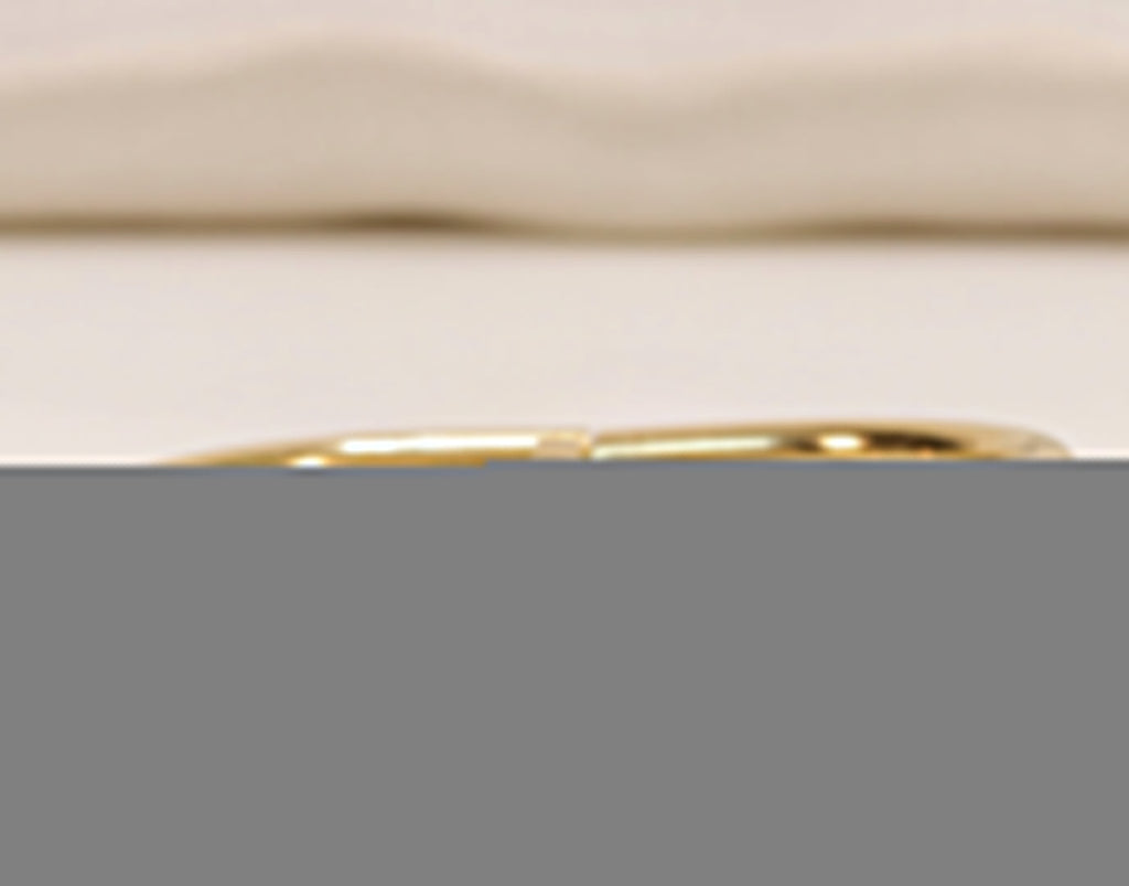 5mm thick Gold plated nail shaped men's bracelet