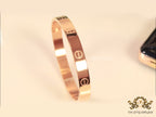 Rose Gold plated bracelet for men’s with screws